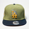 NEW ERA 9FIFTY LA DODGERS FLAME OLIVE GREEN/ BLACK