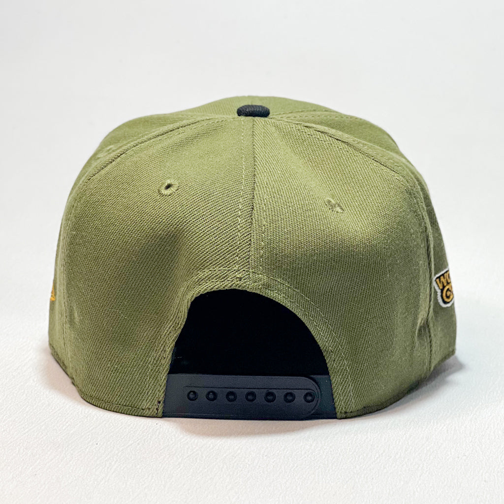 NEW ERA 9FIFTY LA DODGERS FLAME OLIVE GREEN/ BLACK