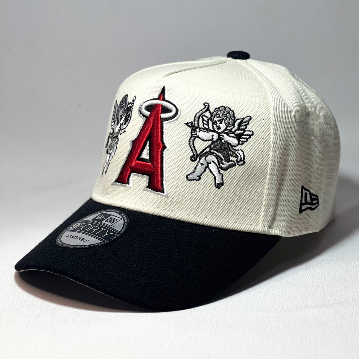 NEW ERA 9FORTY A-FRAME ANAHEIM ANGELS SUBWAY BEIGE
