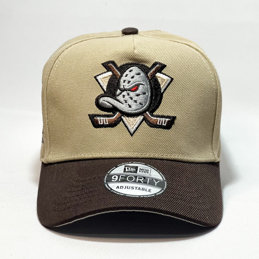 NEW ERA 9FORTY A-FRAME ANAHEIM DUCKS CAMEL BROWN/ BROWN
