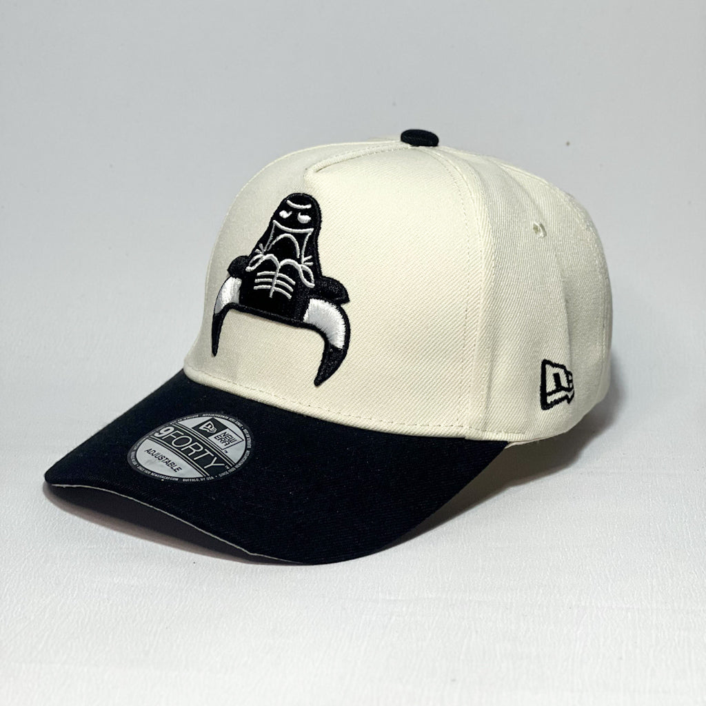 NEW ERA 9FORTY A-FRAME CHICAGO BULLS UPSIDE DOWN BEIGE/ BLACK