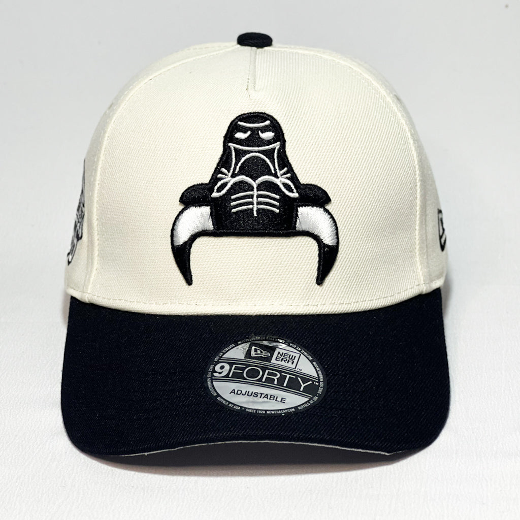 NEW ERA 9FORTY A-FRAME CHICAGO BULLS UPSIDE DOWN BEIGE/ BLACK