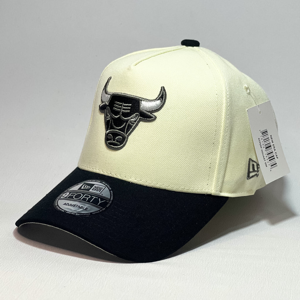 NEW ERA 9FORTY A-FRAME CHICAGO BULLS BEIGE/ BLACK