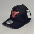NEW ERA 9FORTY A-FRAME CHICAGO BULLS ROUND PATCH BLACK/ RED