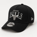 NEW ERA 9FORTY A-FRAME CHICAGO BULLS METALIC BLACK