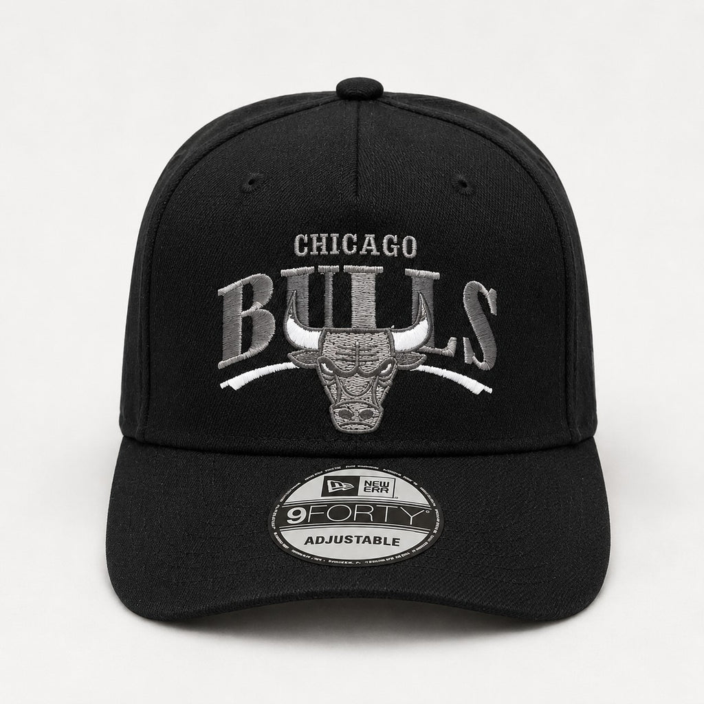 NEW ERA 9FORTY A-FRAME CHICAGO BULLS METALIC BLACK
