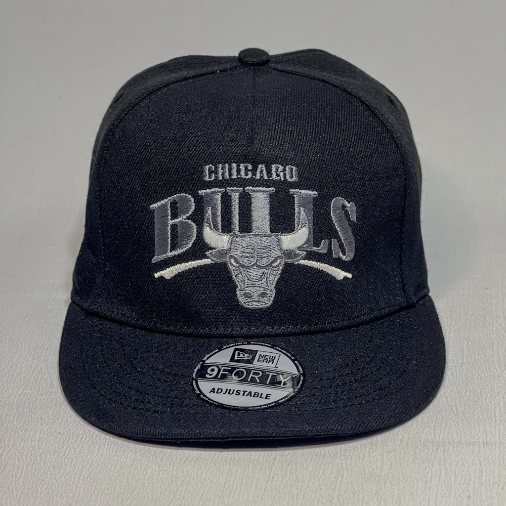 NEW ERA 9FORTY A-FRAME CHICAGO BULLS METALIC BLACK