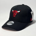 NEW ERA 9FORTY A-FRAME CHICAGO BULLS ANNIVERSARY PATCH BLACK/ RED