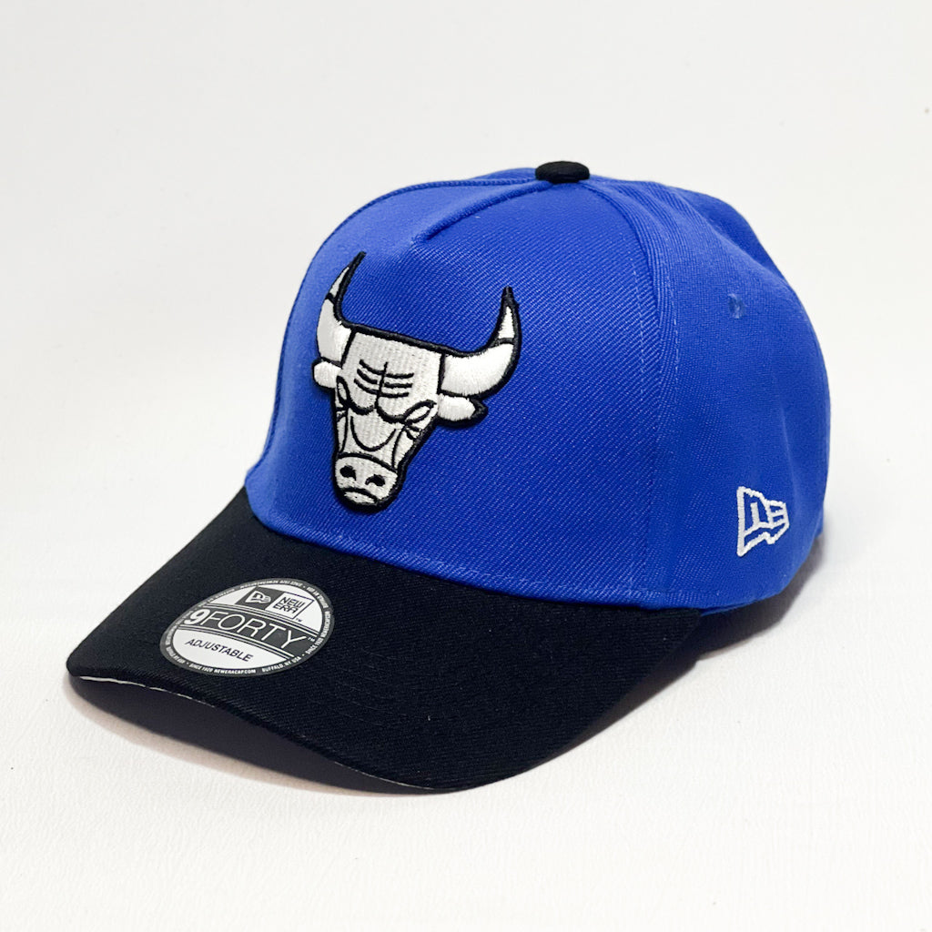 NEW ERA 9FORTY A-FRAME CHICAGO BULLS NBA PATCH BLUE/ BLACK