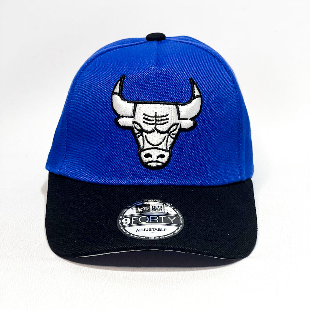 NEW ERA 9FORTY A-FRAME CHICAGO BULLS NBA PATCH BLUE/ BLACK
