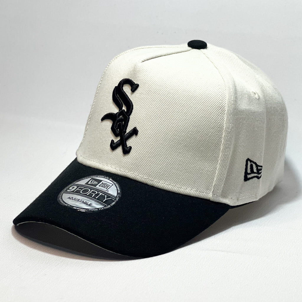 NEW ERA 9FORTY A-FRAME CHICAGO WHITE SOX WHITE/ BLACK