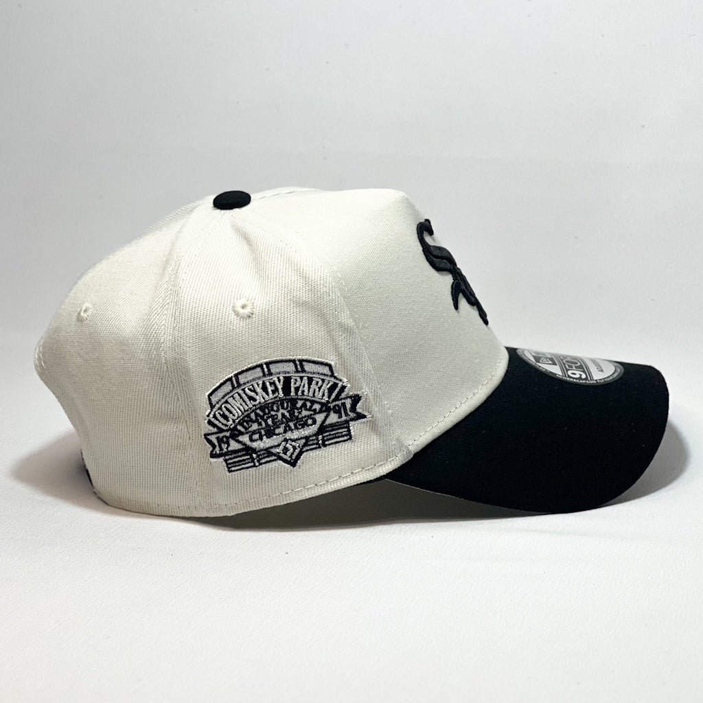 NEW ERA 9FORTY A-FRAME CHICAGO WHITE SOX WHITE/ BLACK