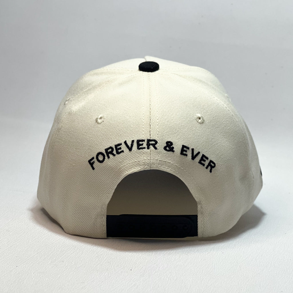 NEW ERA 9FORTY A-FRAME CHICAGO WHITE SOX TEXT BEIGE/ BLACK