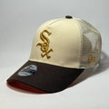 NEW ERA 9FORTY A-FRAME CHICAGO WHITE SOX BROWN TRUCKER