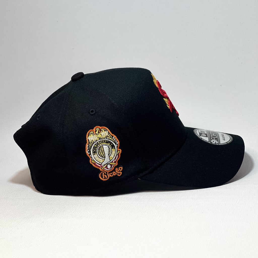 NEW ERA 9FORTY A-FRAME CHICAGO WHITE SOX BLACK/ RED