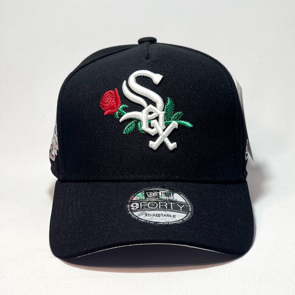 NEW ERA 9FORTY A-FRAME CHICAGO WHITE SOX RED ROSE BLACK