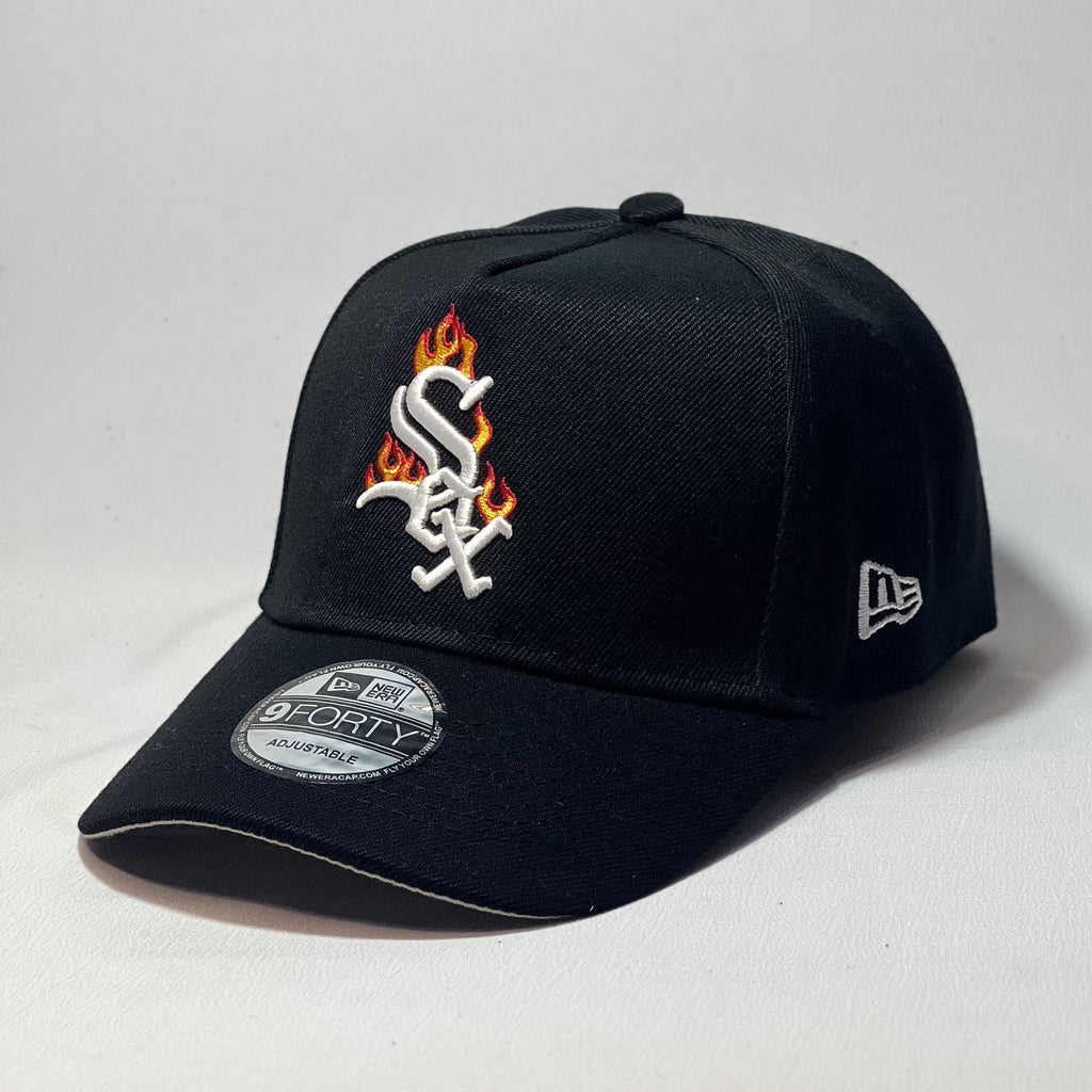 NEW ERA 9FORTY A-FRAME CHICAGO WHITE SOX RED FLAME BLACK