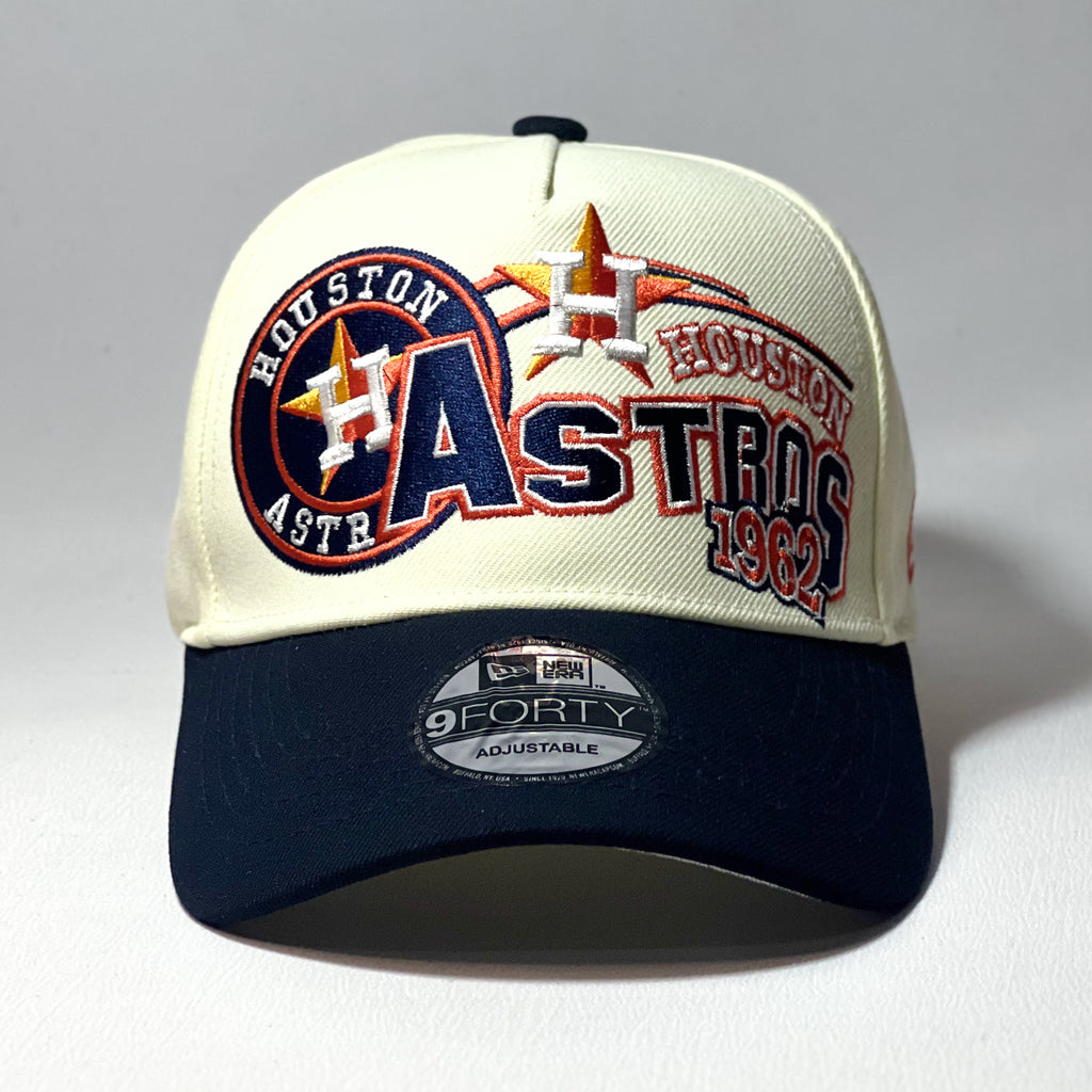 NEW ERA 9FORTY A-FRAME HOUSTON ASTROS CLASSIC BEIGE/ BLACK