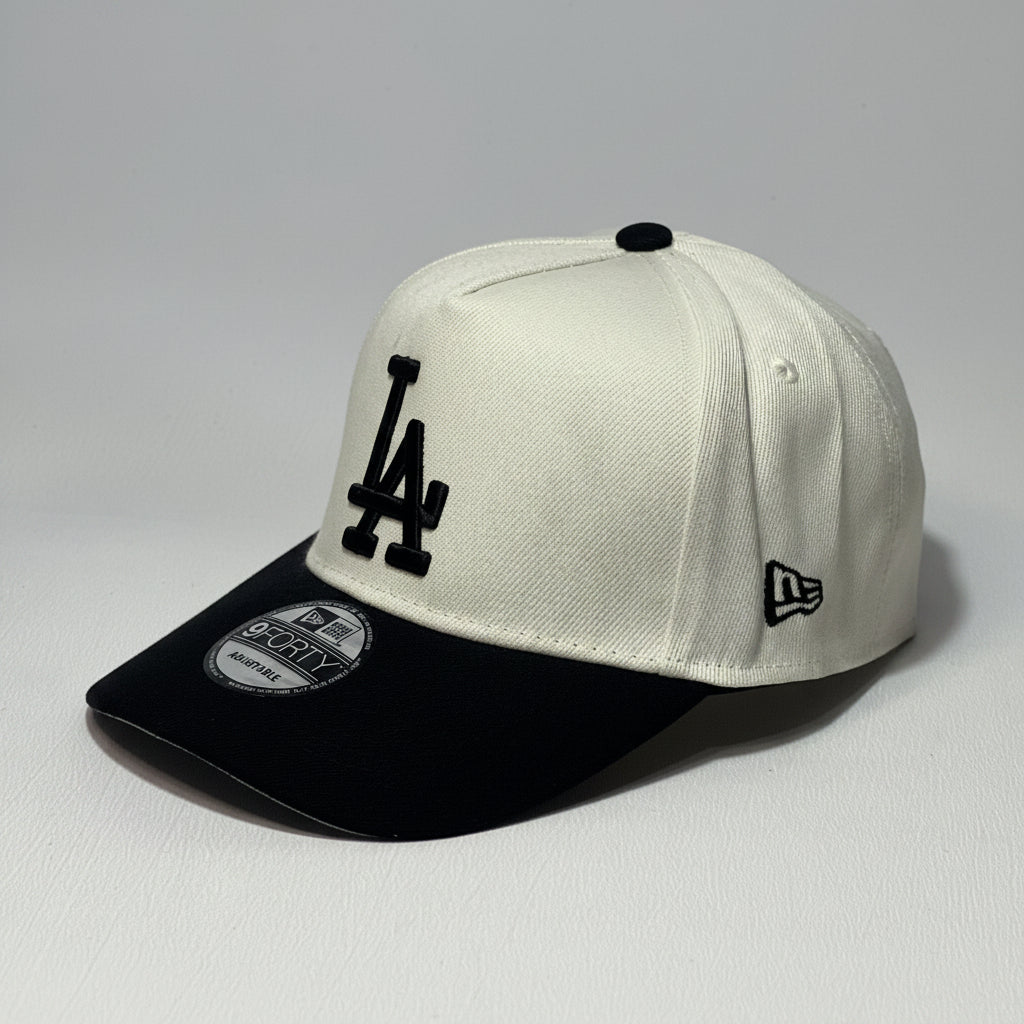 NEW ERA 9FORTY A-FRAME LA DODGERS BEIGE/ BLACK