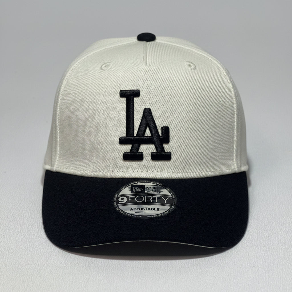 NEW ERA 9FORTY A-FRAME LA DODGERS BEIGE/ BLACK