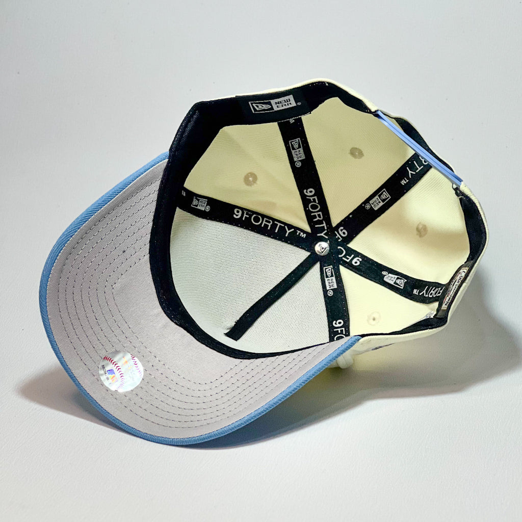 NEW ERA 9FORTY A-FRAME LA DODGERS BEIGE/ UNIVERSITY BLUE