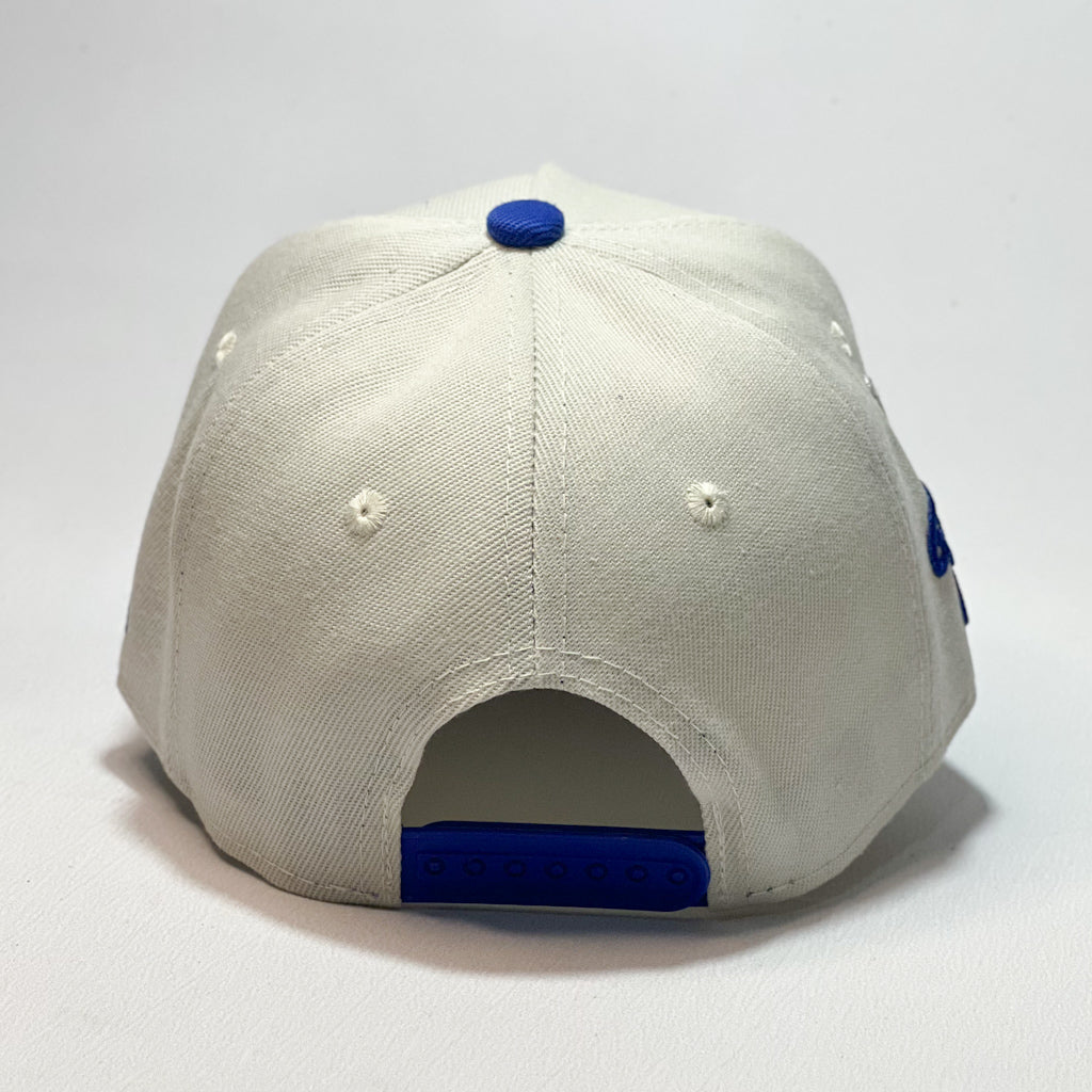 NEW ERA 9FORTY A-FRAME LA DODGERS MELTING BLUE BADGE BEIGE/ BLUE