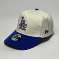 NEW ERA 9FORTY A-FRAME LA DODGERS GRAY BADGE BEIGE/ BLUE