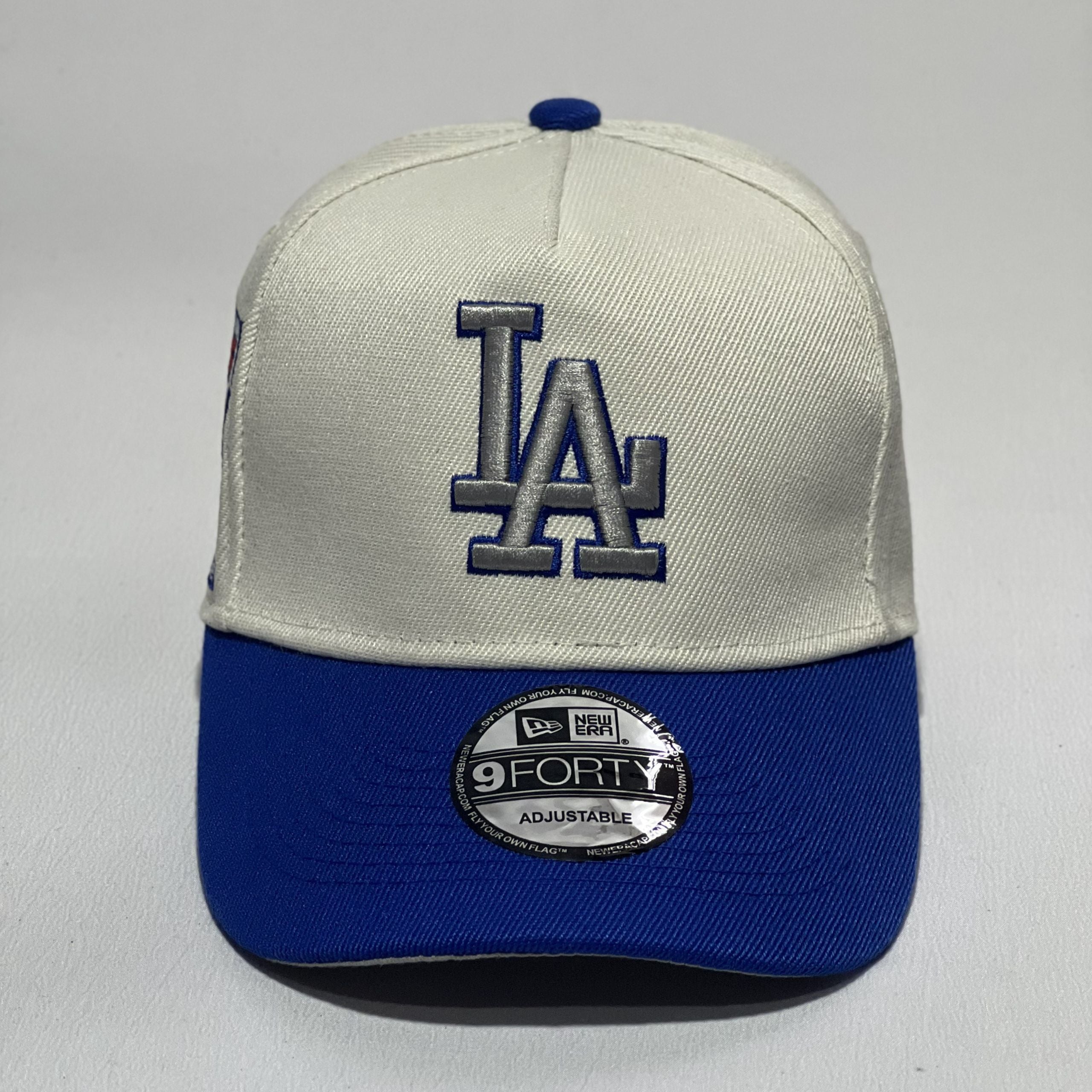 NEW ERA 9FORTY A-FRAME LA DODGERS GRAY BADGE BEIGE/ BLUE