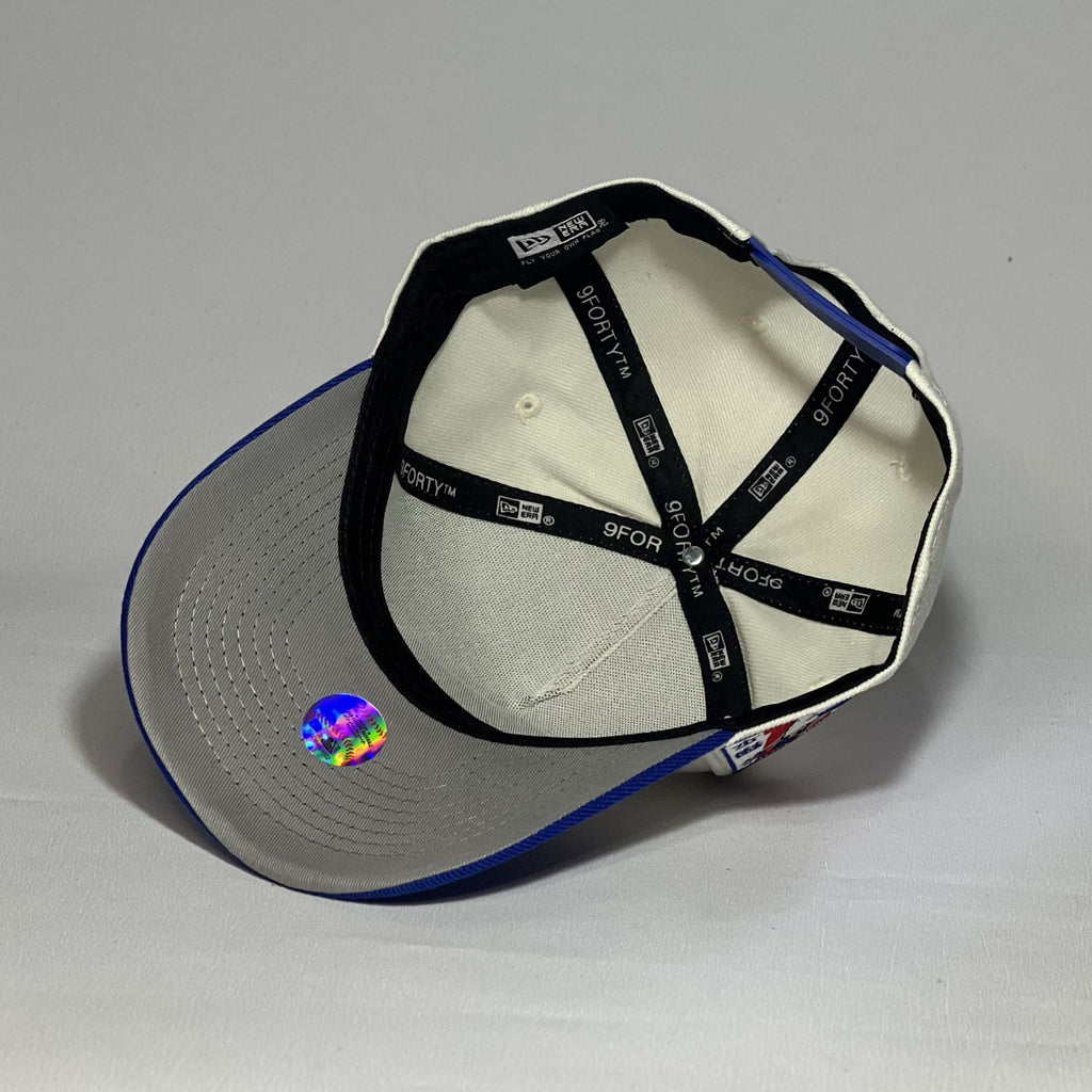 NEW ERA 9FORTY A-FRAME LA DODGERS GRAY BADGE BEIGE/ BLUE