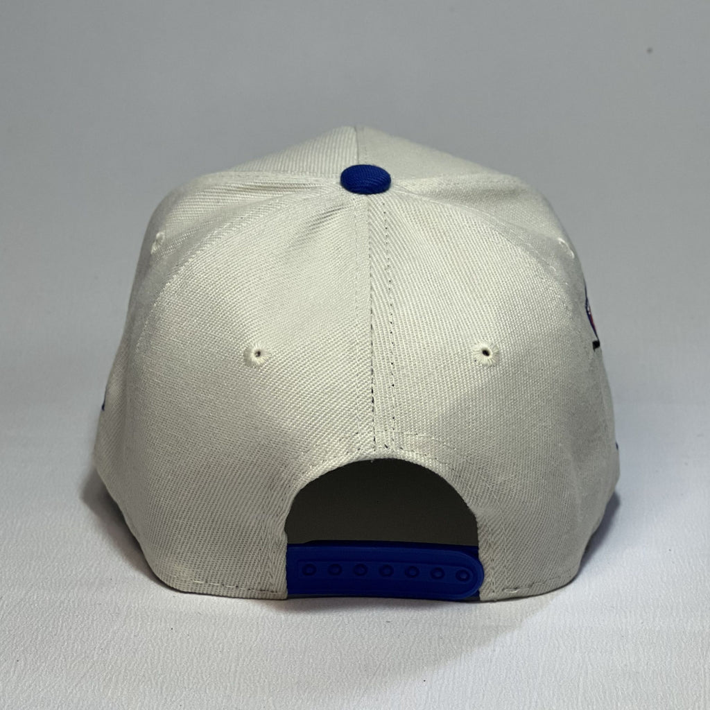 NEW ERA 9FORTY A-FRAME LA DODGERS GRAY BADGE BEIGE/ BLUE