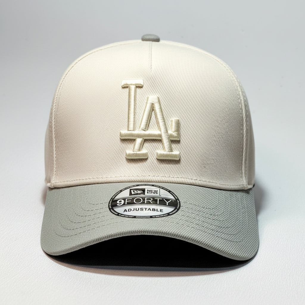 NEW ERA 9FORTY A-FRAME LA DODGERS BEIGE/ GRAY