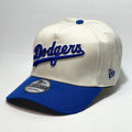 NEW ERA 9FORTY A-FRAME DODGERS TEXT BEIGE/ BLUE