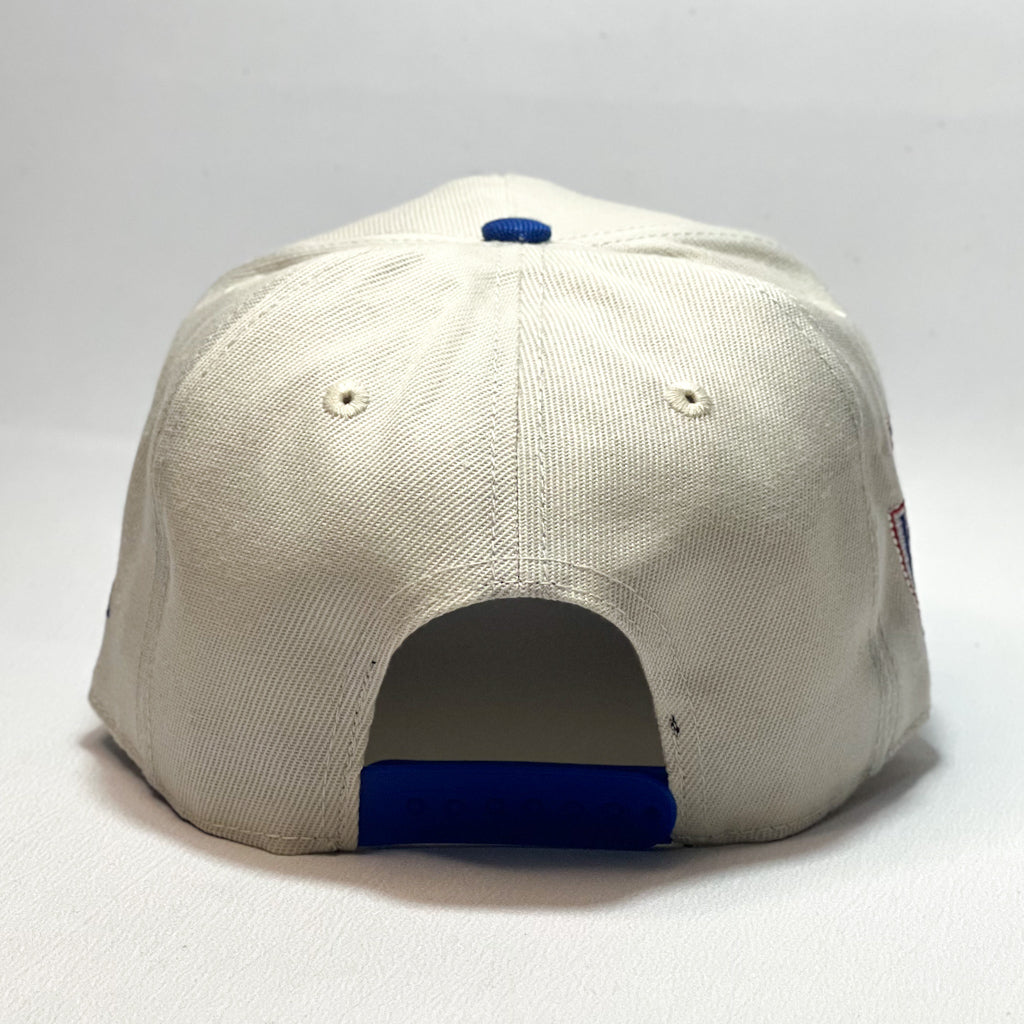 NEW ERA 9FORTY A-FRAME DODGERS TEXT BEIGE/ BLUE