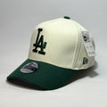 NEW ERA 9FORTY A-FRAME LA DODGERS BEIGE/ GREEN