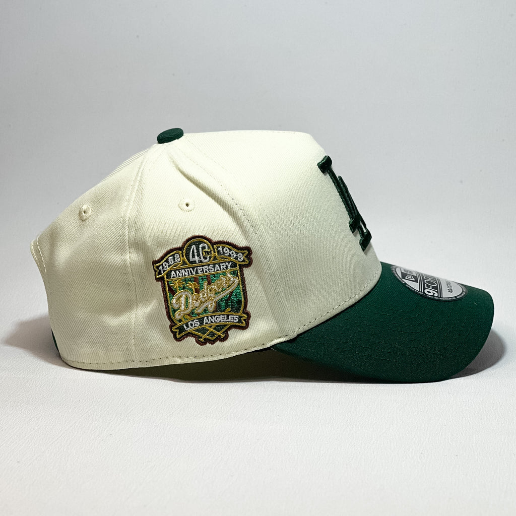 NEW ERA 9FORTY A-FRAME LA DODGERS BEIGE/ GREEN