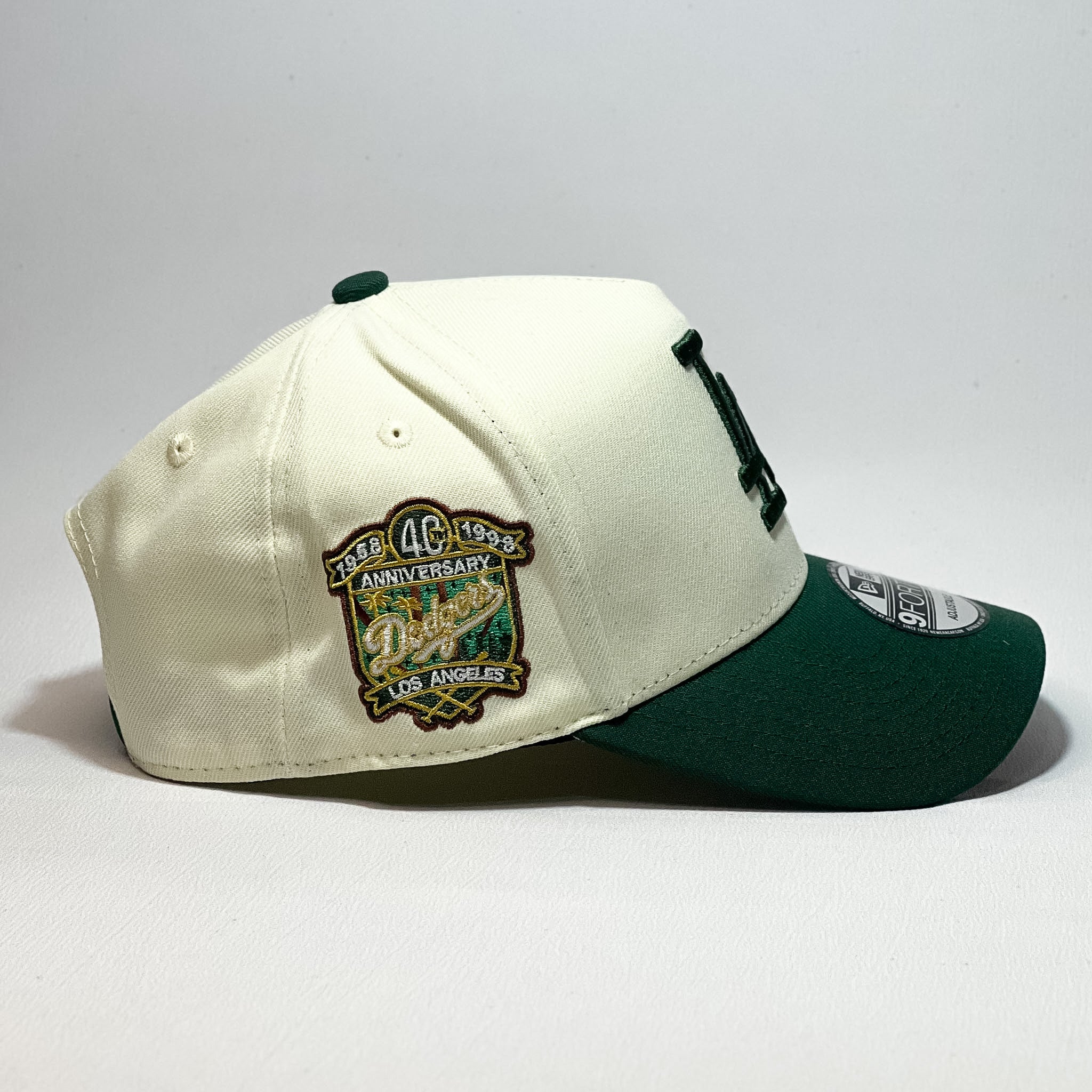 NEW ERA 9FORTY A-FRAME LA DODGERS BEIGE/ GREEN
