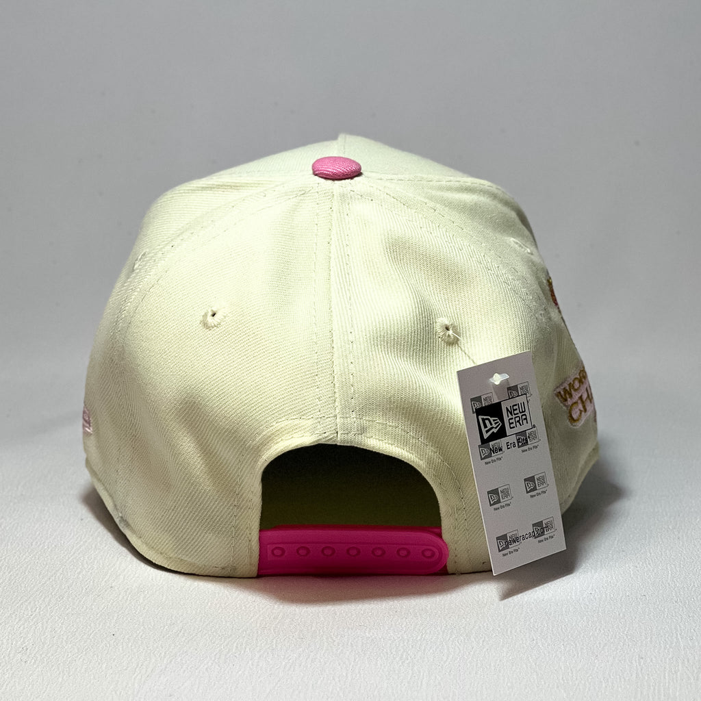 NEW ERA 9FORTY A-FRAME LA DODGERS ROSE CORSSED BEIGE/ ROSE