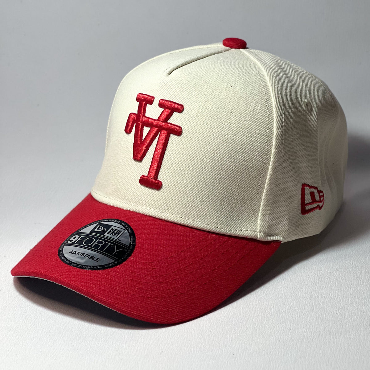NEW ERA 9FORTY A-FRAME LA DODGERS UPSIDE DOWN MEXICO PATCH BEIGE/ RED