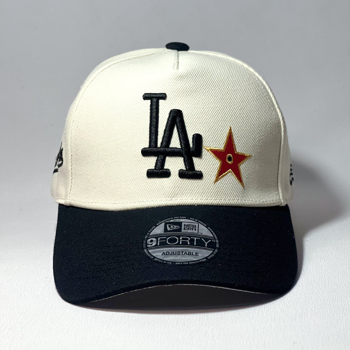 NEW ERA 9FORTY A-FRAME LA DODGERS SHOWTIME TWO TONE BEIGE/BLACK