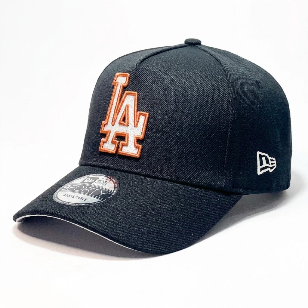 NEW ERA 9FORTY A-FRAME LA DODGERS BLACK/ KELLY GREEN