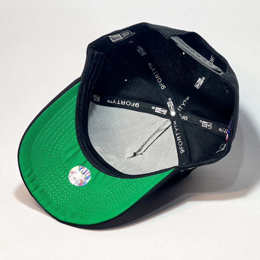 NEW ERA 9FORTY A-FRAME LA DODGERS ITALY BADGE BLACK