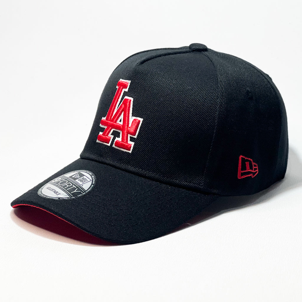 NEW ERA 9FORTY A-FRAME LA DODGERS RED BADGE BLACK