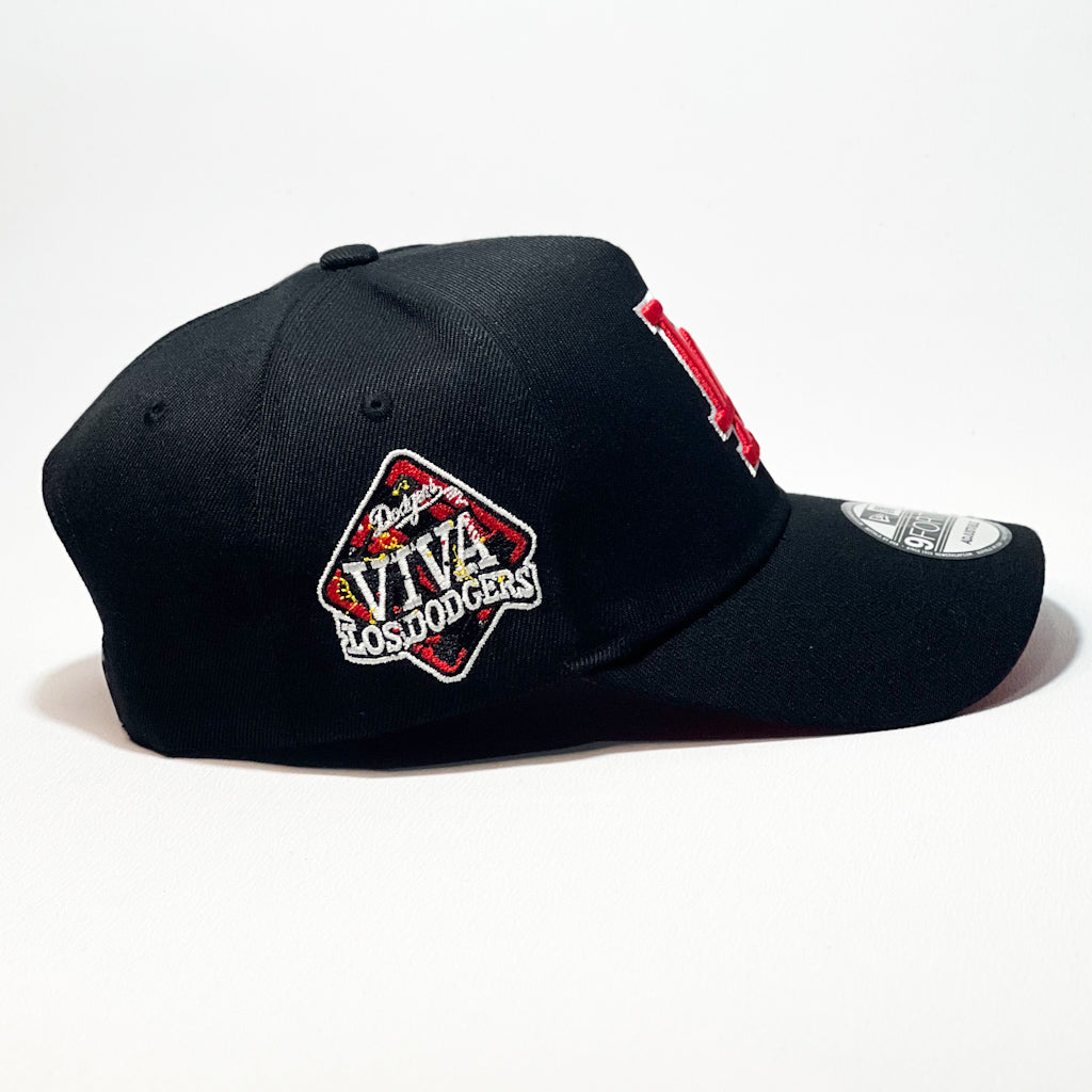 NEW ERA 9FORTY A-FRAME LA DODGERS RED BADGE BLACK