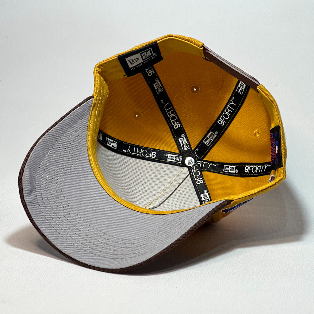 NEW ERA 9FORTY A-FRAME LA DODGERS UPSIDE DOWN DARK BROWN/ BROWN