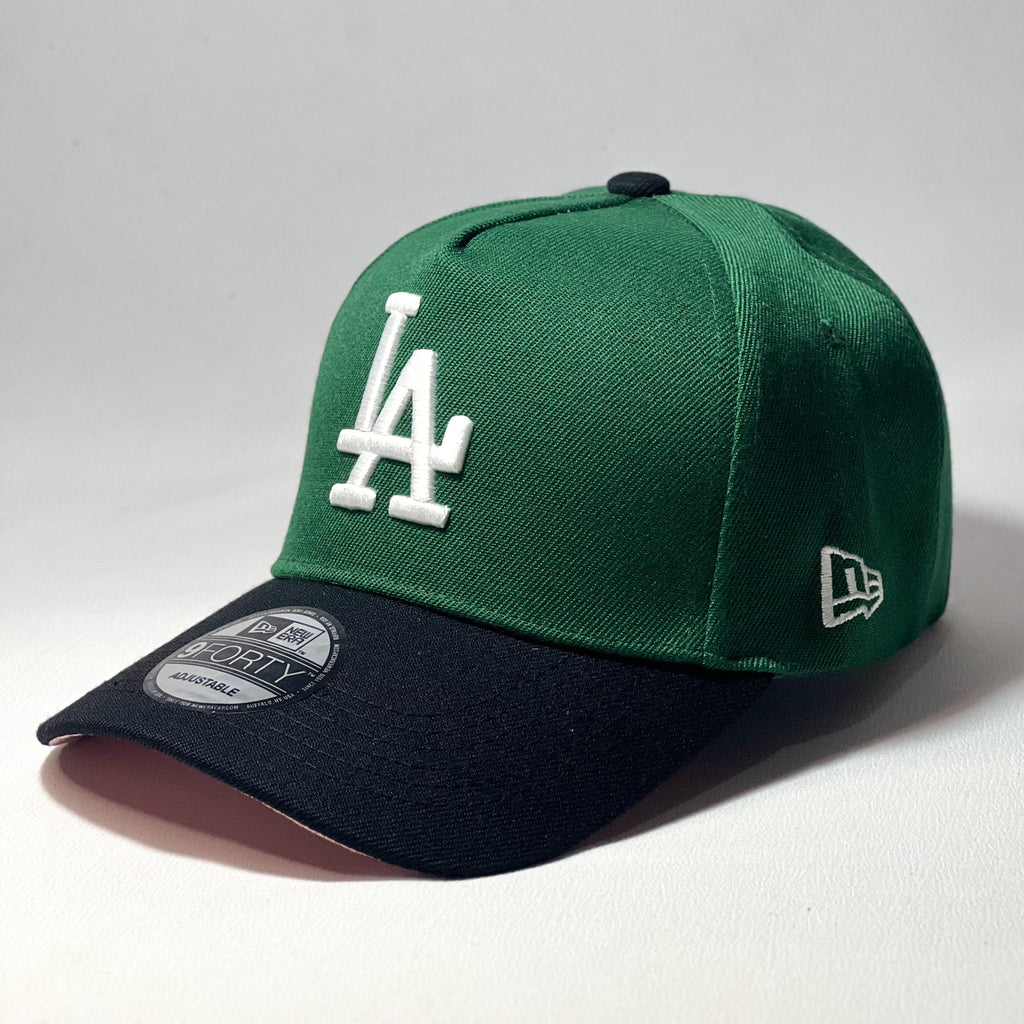 NEW ERA 9FORTY A-FRAME LA DODGERS DARK GREEN/ BLACK