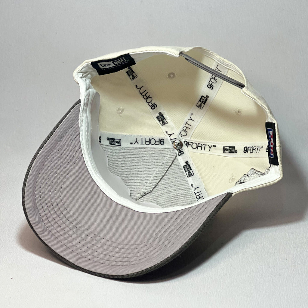 NEW ERA 9FORTY A-FRAME RAIDERS BEIGE/ GREY TWO TONE