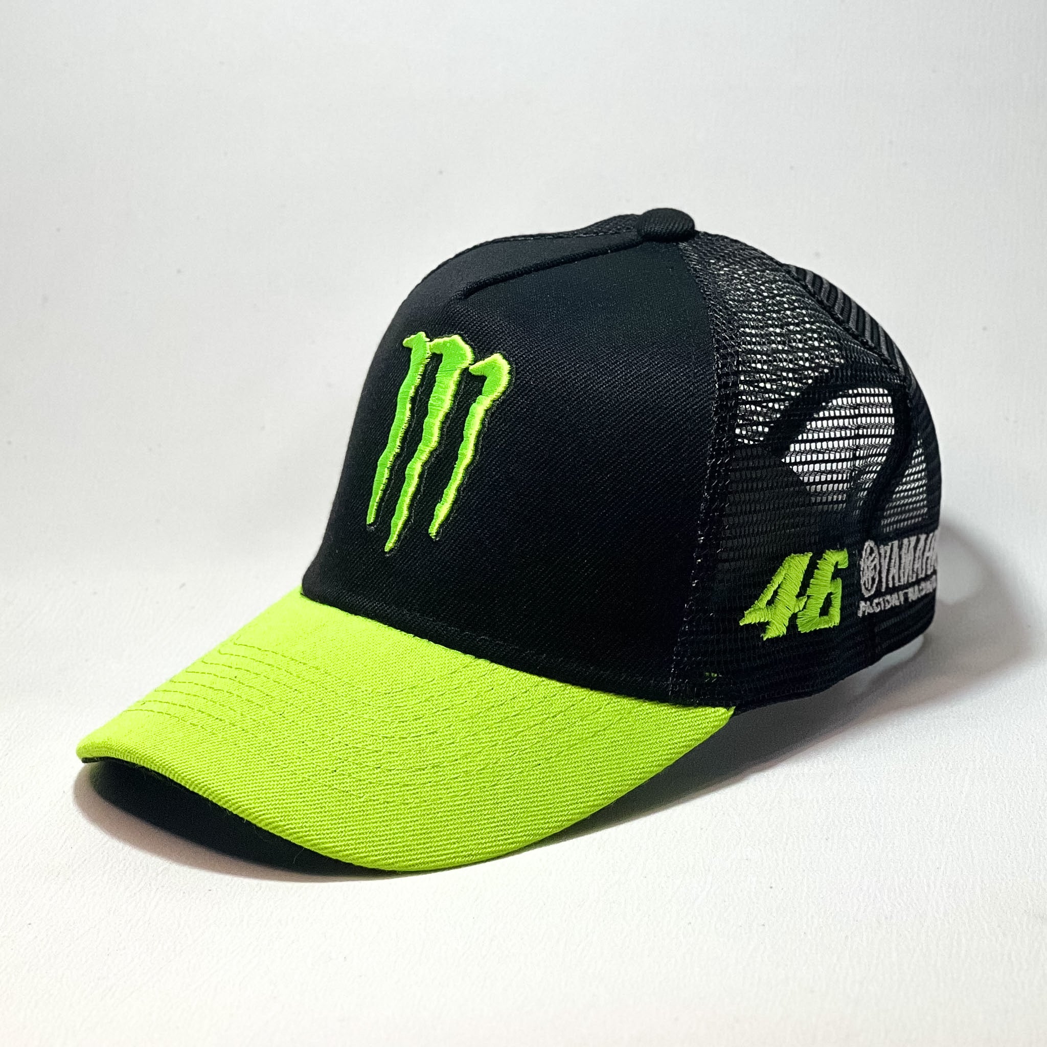 MONSTER ENERGY YAMAHA RACING TRUCKER BLACK TWO TONE