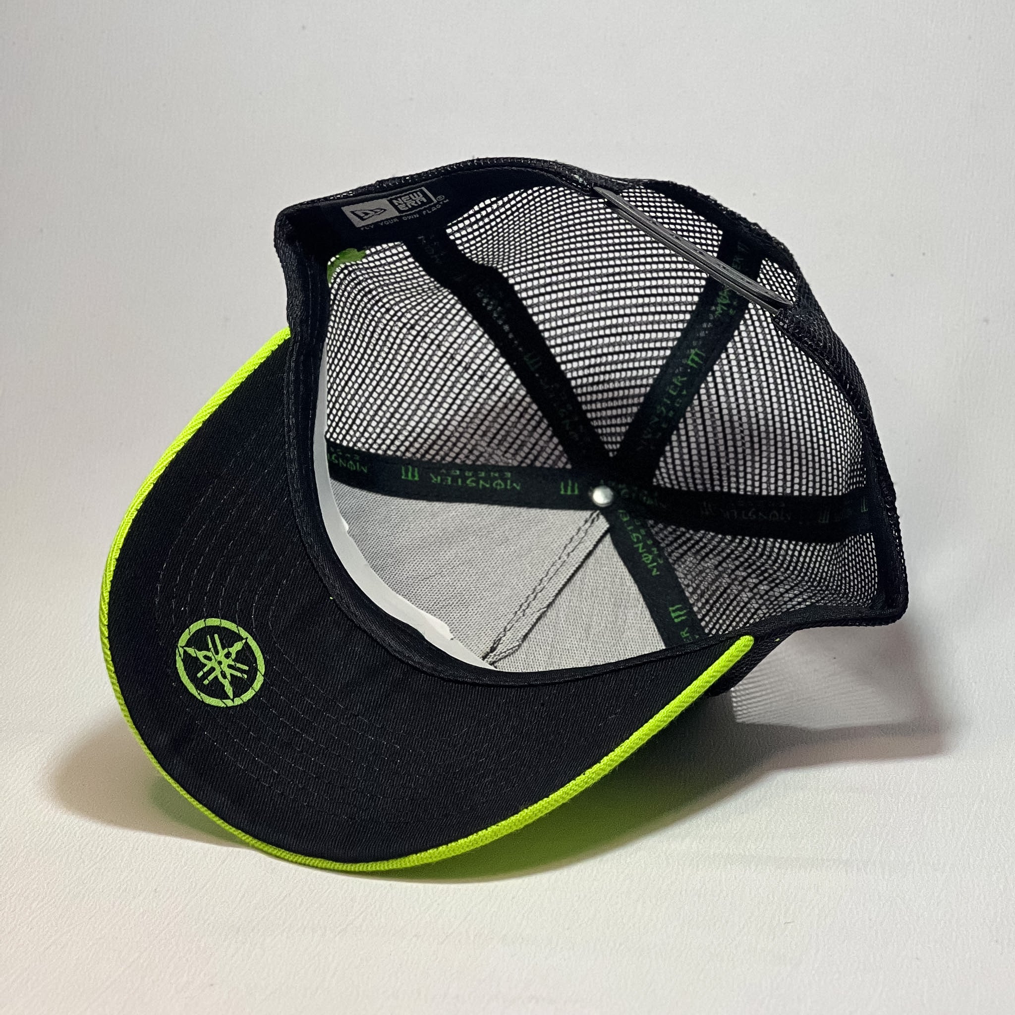 MONSTER ENERGY YAMAHA RACING TRUCKER BLACK TWO TONE