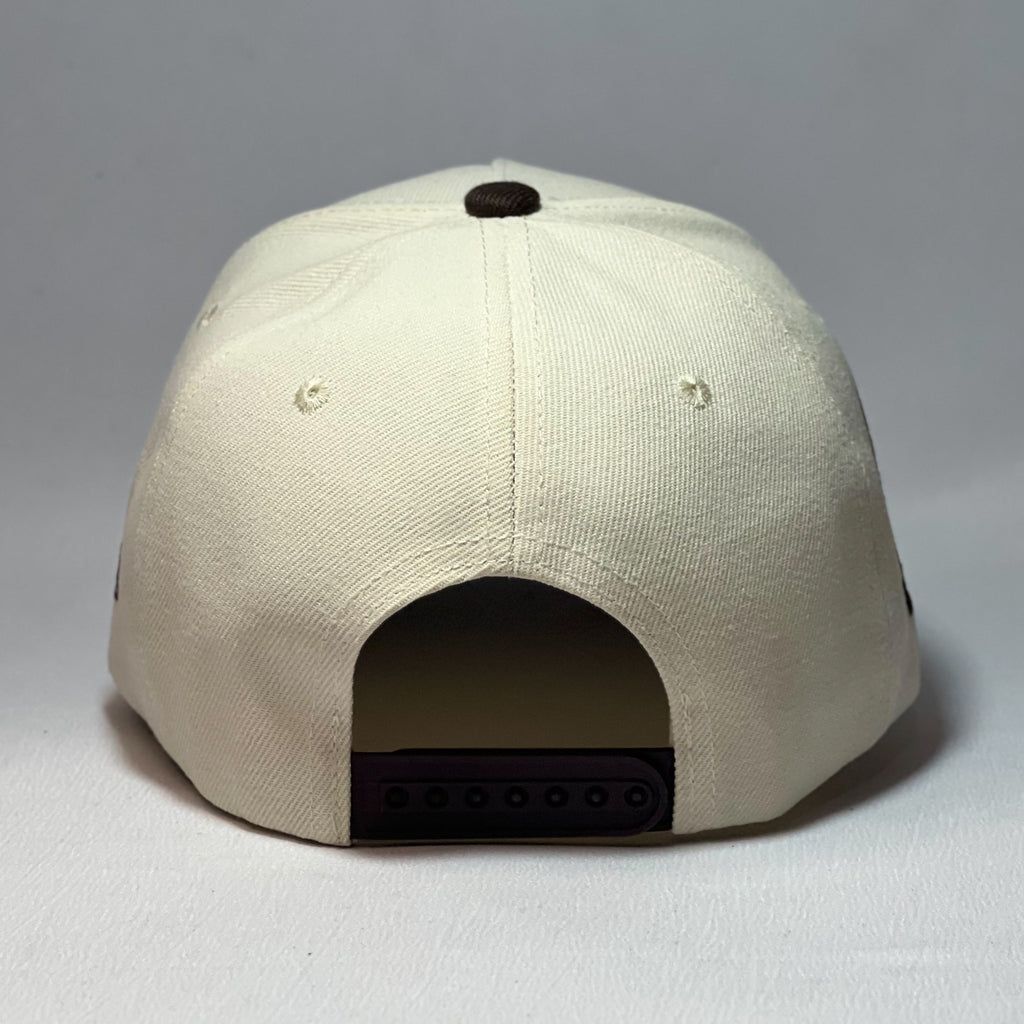 NEW ERA 9FORTY A-FRAME NY METS BEIGE/ BROWN TWO TONE