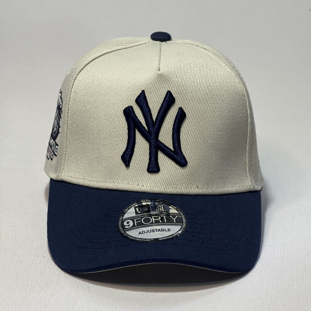 NEW ERA 9FORTY A-FRAME NY YANKEES BEIGE/ CHROME BLUE